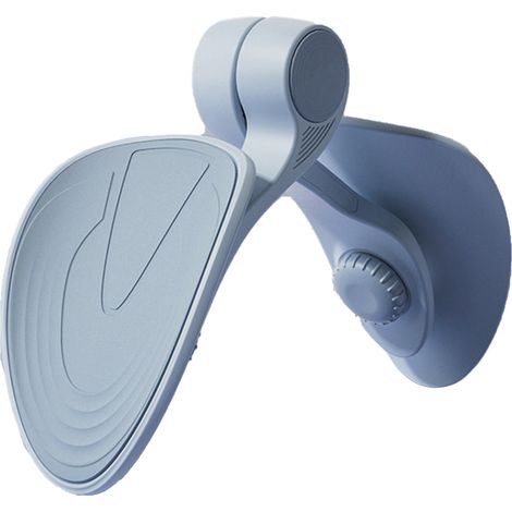 Entraîneur de hanche et bassin bleu pour renforcement des jambes, clip de musculation du plancher pelvien et cuisses intérieures, portable (1/5)