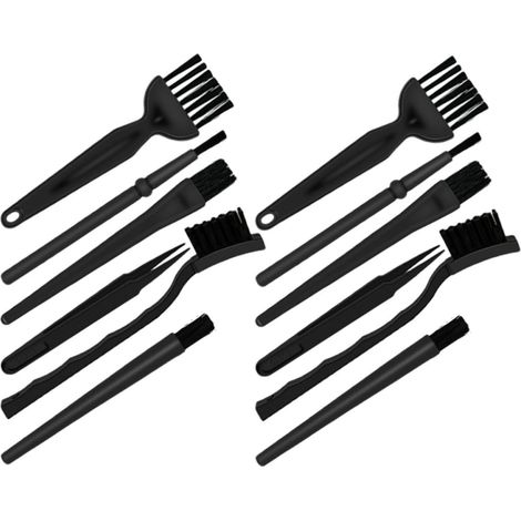 Brosses antistatiques pour PC et circuits imprimés, lot de 12 (1/5)