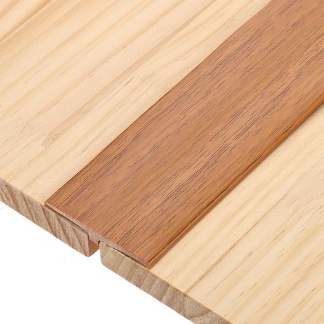 Profilés De Transition En T, 3 m x 5cm (L x L) Bande Diviseuse Plate En PVC Pour Sol Autocollante Bordure De Sol En bordeaux Pour Joints De Sol Portes, Jaune (1/5)