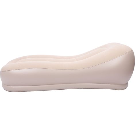 Canapé gonflable automatique sans effort éclaire ergonomique textile doux transpirant chaise couch pour tente bivouac maison 175x75x50cm 150kg (1/5)
