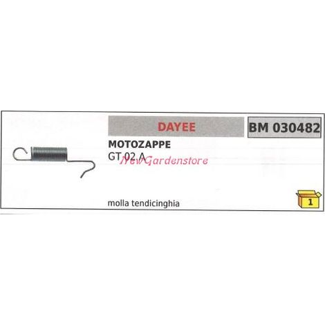 Feder zum Spannen des Antriebsriemens DAYEE Motorhacke GT 02 A 030482