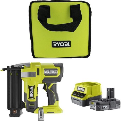 Agrafeuse Ryobi r18gn18-120s sans fil 2.0Ah jaune (1/8)