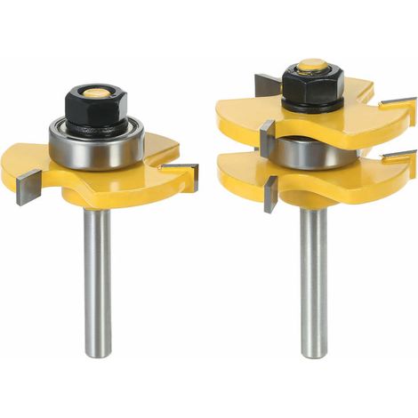 Fraise A Bois En Forme De T, Pour Outils De Menuiserie, 2Pcs (1/5)