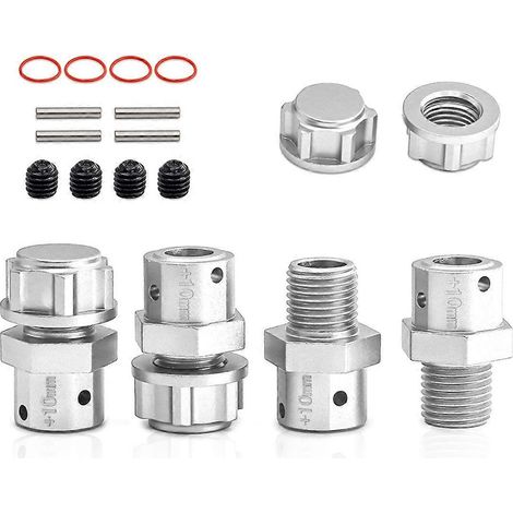 Kit de connecteurs 10 mm pour voiture RC (accessoires argentés) (1/5)