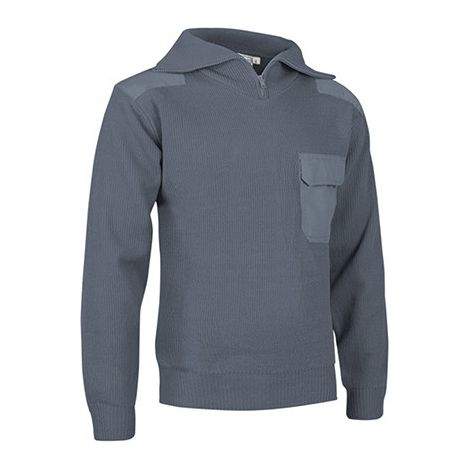 Jersey cuello alto en tejido de punto grueso Driver S Gris Cemento