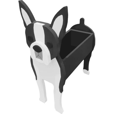 Pot de fleurs en forme de labrador, animaux de dessin animé mignon, décoration originale pour la maison ou le jardin (1/5)