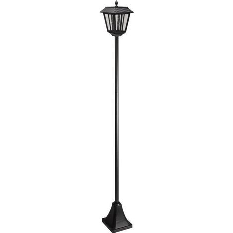 Lampione solare lanterna 170 cm SMART SOLAR - 100 lm, lente in vetro effetto goccia, LED bianco freddo