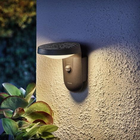 Philips Tyla Wandleuchte Außen mit Sensor (Anthrazit) - 9 W - IP44 (1/5)