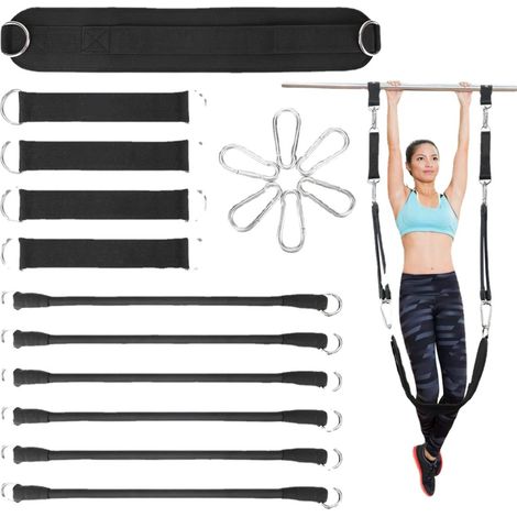 Ceinture d'assistance à la traction avec bande élastique et accessoires de musculation