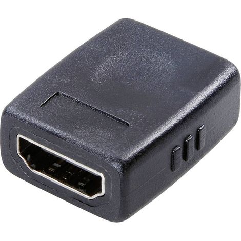 Adaptateur HDMI SpeaKa Professional SP-7870360 [1x HDMI femelle - 1x HDMI femelle] noir (1/3)