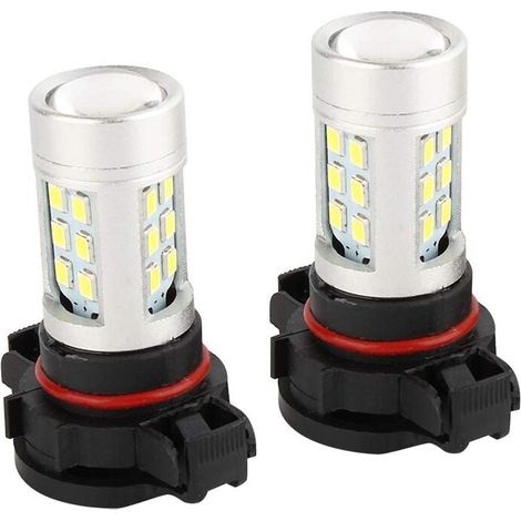 2x fendinebbia bianchi 5202 H16 o luci diurne per lampadine LED ad alta potenza (1/5)