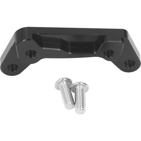 Adaptateur d'étrier de frein arrière moto aluminium avec vis, remplacement pour Vespa GTS GTV300 Noir (1/5)