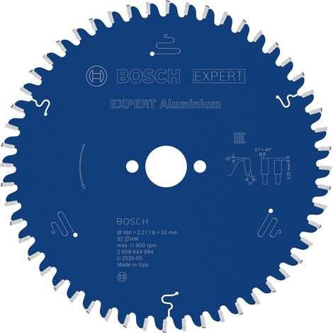 1x Lame de scie circulaire filaire EXPERT Aluminium et scies à sec (1/5)