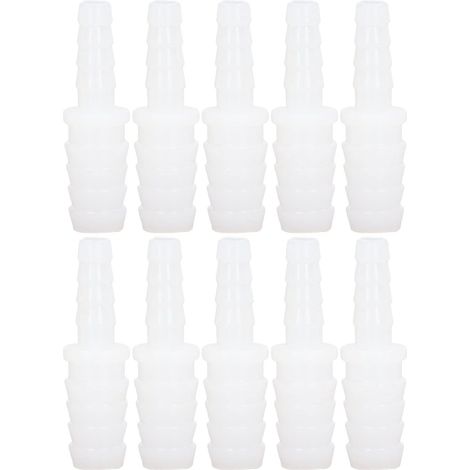 Raccord Tuyau PE - 10 Pièces - Réducteur 6mm à 12mm - Plastique Droit - Pompe Aquarium (1/5)