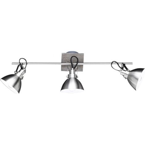 Trio Lighting Regleta 3 focos Níquel Mate Timber Trio Lighting (1/3)