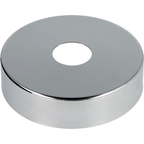 Rosace design p. robinet, laiton chromé 80 mm x 1/2 x 20 mm