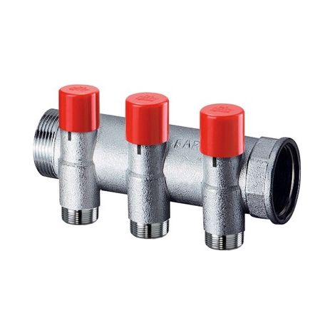 FAR 3923 Collettore Con Detentore Diam.1" Maschio Femmina X 24/19G 3 Derivazioni - 3923 103 (1/5)