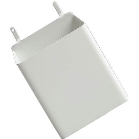 Bacs de rangement pour panneau perforé grande capacité sans perçage organisateurs tasses métal ivoire 85x70mm (1/5)