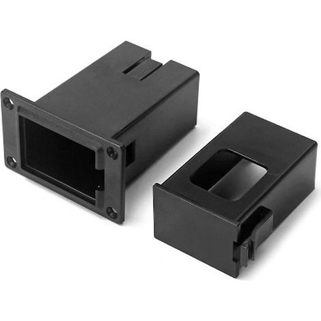 9V Battery Case Holder Box Compartment for Acoustic Guitar Bass Pickup Black (1/5)