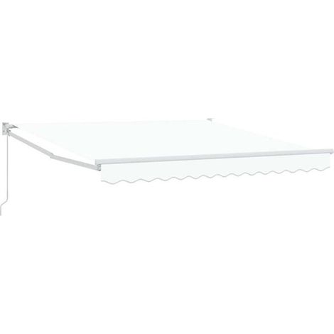 Auvent blanc, 300 x 250 x 165 cm, polyester. (1/5)