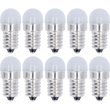 Ampoules LED E14 à économie d'énergie, lumière blanche chaude, petite pour plafonnier mural, 500lm, 1.5W, 24V, 10 pièces