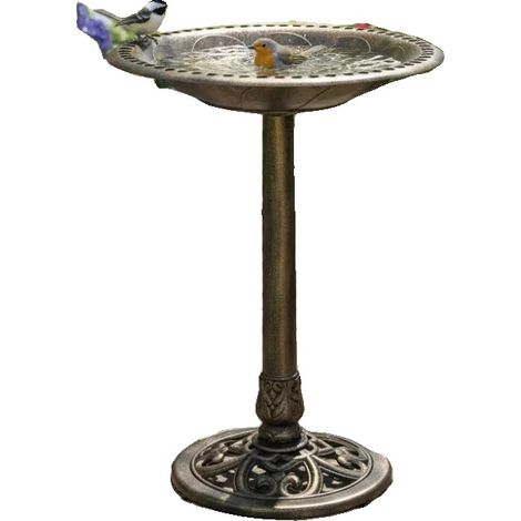 Vaschetta per uccelli, in plastica resistente alle intemperie, 50 cm x 76 cm, adatta a diverse configurazioni di giardino, offre un'area per il bagno agli uccelli, realizzata con materiali atossici. (1/5)