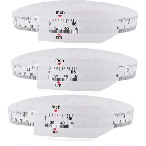 Set mit 3 Metern 60 cm / 24 Zoll großem Maßband zur Messung des Kopfumfangs von Babys (1/5)