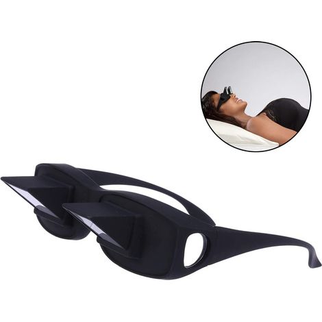1 Paire Lunettes de lecture, style périscope, verres haute définition, prismes réfléchissants, pour lit et télévision (1/5)