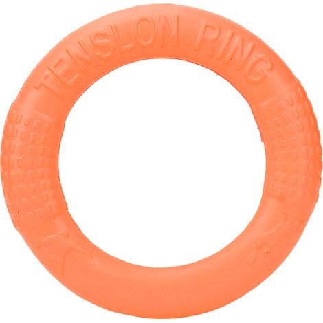 Anneau de traction élastique en EVA pour petits chiens, idéal pour l'entraînement au saut et à la course, orange. (1/5)