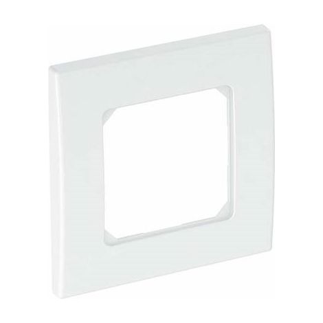 OBO Bettermann Cadre de recouvrement Insertion centrale 50, 1 élément 84x84mm polycarbonate blanc pur RAL 9010, 6119392