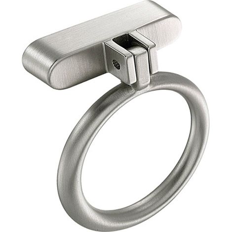 Treasure - Pomo Anilla Plegable Efecto Inox (1/2)