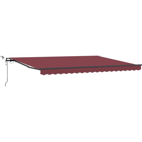 Maison Exclusive - Tenda da Sole Retrattile Automatica con LED Marrone 450x300 cm