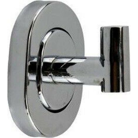 Trade Shop - Gancho Cromado Albornoz Toallero Baño 1 Plaza Pared 69178 - (1/2)