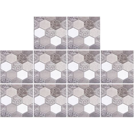 Self-adhesive anti-collision tile stickers, 10 pieces, for home decoration, living room, kitchen (1/5)