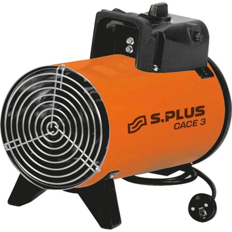 Splus - Chauffage Atelier - Canon à air chaud 1,5 / 3 kW Mono 230V 44,5°C - CACE 3 (1/4)