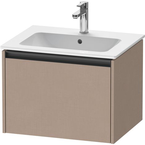 Duravit Ketho.2 bâti-support de lavabo suspendu, 1 tiroir,