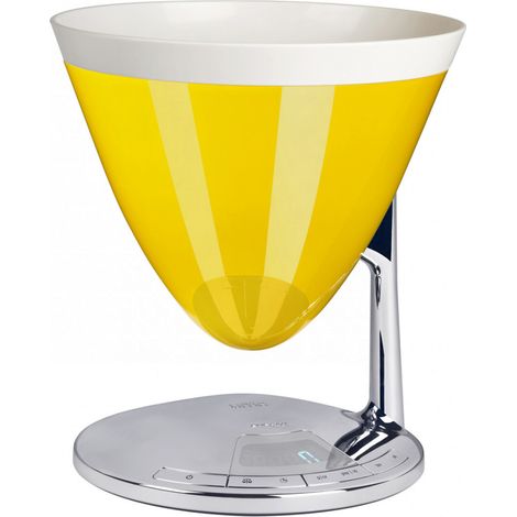 UMA, Balance avec Minuterie de Cuisine, Casa Bugatti - Colore: Giallo