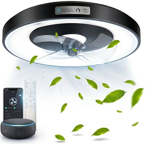 Aigostar Ventilatore Da Soffitto Smart Luce Led Regolabile Dimmerabile Alexa (1/5)