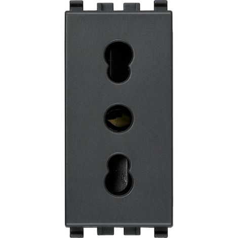 VIMAR - 20203 Presa 2P+T 16A P17/11 grigio