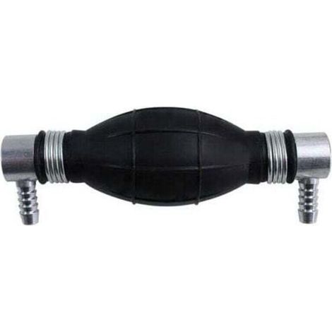 Pompe Poire d'Amorçage pour Système Alimentation Carburant Gasoil Essence Diesel 8mm Coude 90° Universel (1/3)