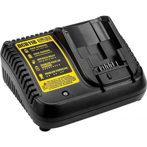 Chargeur Batterie 12V 14.4V 18V 20V Compatible DCB118 DCB201 DCB206 DCB140 DCB121 Prise US