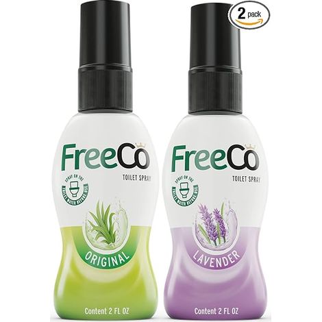 Spray de toilette anti-odeur avec huiles essentielles naturelles. Idéal pour la maison, le bureau, le restaurant et le voyage. Mélanger le paquet de 2 x 60 ml, agrumes et lavande Scent (1/5)