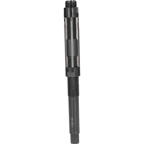 Alesatore manuale a 6 scanalature in acciaio 9SiCr, alesatore per punte da trapano in metallo con gambo dritto regolabile da 26 a 29,5 mm (1/5)