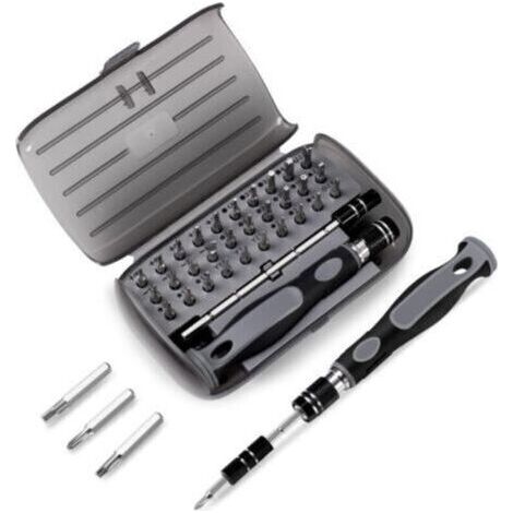 Jeu Tournevis de Précision 32 en 1- Mini Set Tournevis Magnétique Bricolage Electronique de Réparation Kit, Outil Informatique pour PC, MacBook, iPhone, Lunettes, Montre, Smartphone (1/4)