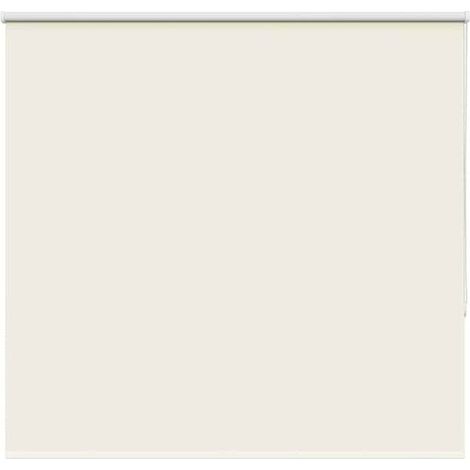 Store enrouleur occultant blanc cassé, largeur du tissu 156,6 cm. (1/5)