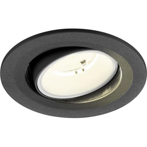 Spot encastré NUMINOS® MOVE S intérieur 4000 K 55° IP20 rond noir /blanc - SLV - 1009530