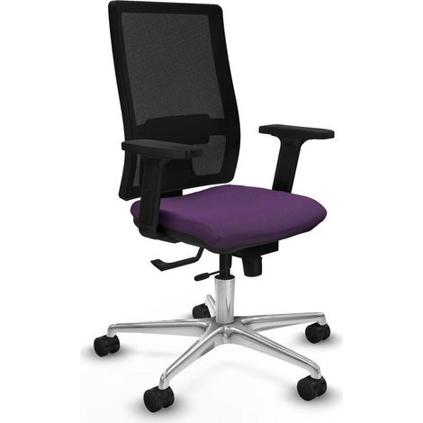 Piqueras y Crespo Horna Chaise de bureau violet ergonomique (1/3)