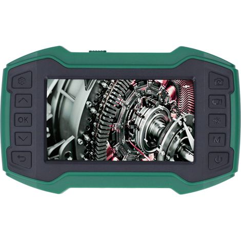 Caméra d'inspection endoscopique industrielle à double objectif 1080P HD, écran IPS 4,5 pouces, sonde 8mm, câble 1m, 2MP, pour contrôle visuel professionnel (1/5)