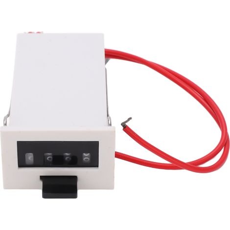 Compteur électromagnétique 4 chiffres MCF-4X pour machine de découpe tissu, AC220V, totalisateur industriel (1/5)