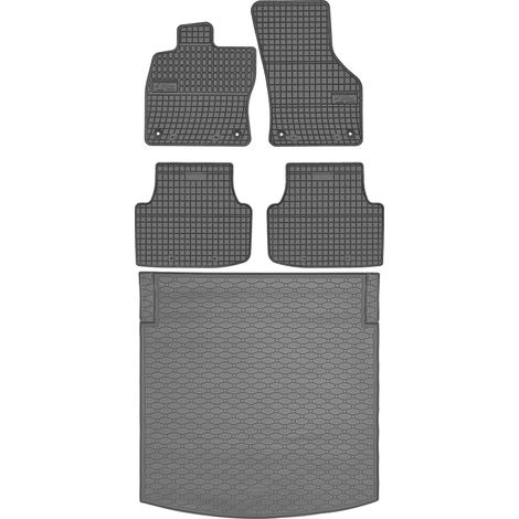 Seat Leon IV ST Kombi desde 03.2020 SET - Alfombrillas de goma para coche + alfombrilla para maletero